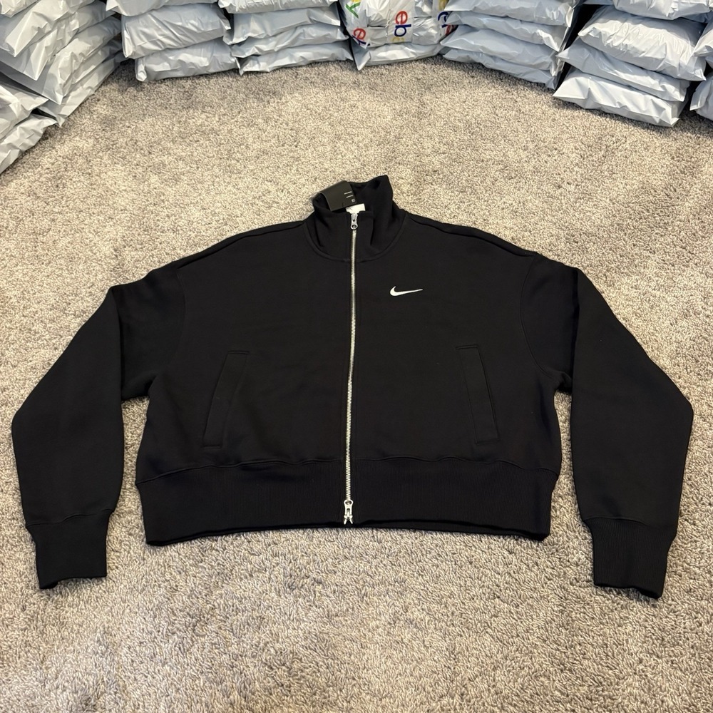 NEW Nike Sportswear Phoenix Fleece Womens Oversized Track Jacket Med FZ3204-010